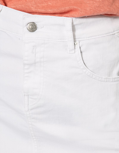 Replay Jeansrock Mit Fransensaum