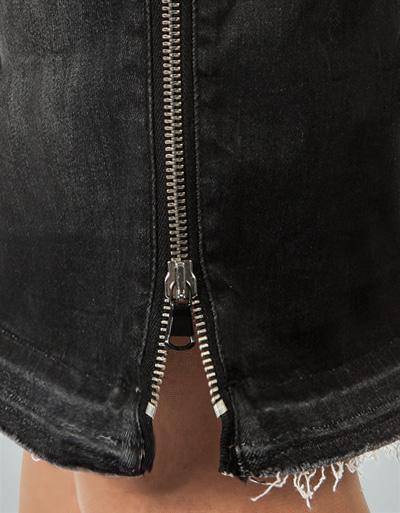 Replay Jeansrock Mit Metallreißverschluss