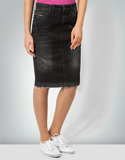 Replay Jeansrock mit Metallreißverschluss