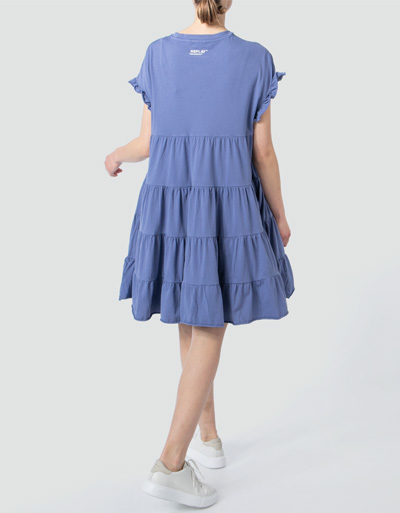 Replay Jerseykleid Mit Stufensaum
