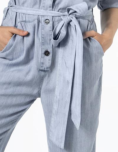 Replay Jumpsuit Mit Lyocell Und Leinen