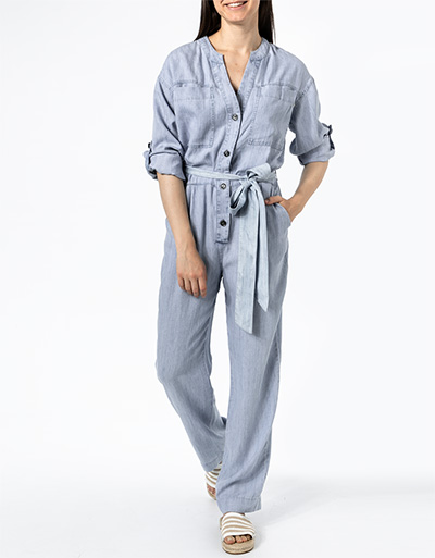 Replay Jumpsuit mit Lyocell und Leinen