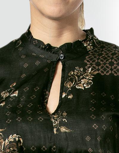 Replay Kleid Aus Viskose-Satin Mit Floralem Muster