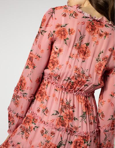Replay Kleid Im Floralen Dessin
