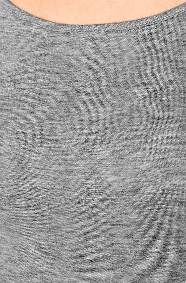 Replay Kleid Lyocell-Wolle Grau Meliert