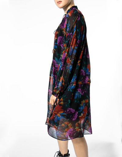 Replay Kleid Mit Floralem Print