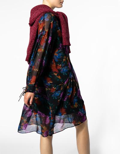 Replay Kleid Mit Floralem Print