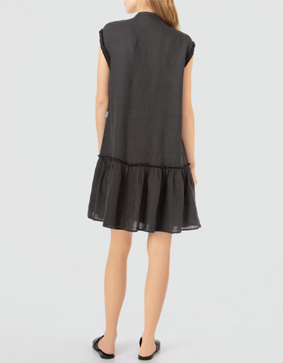 Replay Leinenkleid Mit Rüschendetails