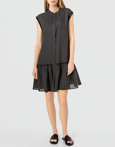 Replay Leinenkleid mit Rüschendetails