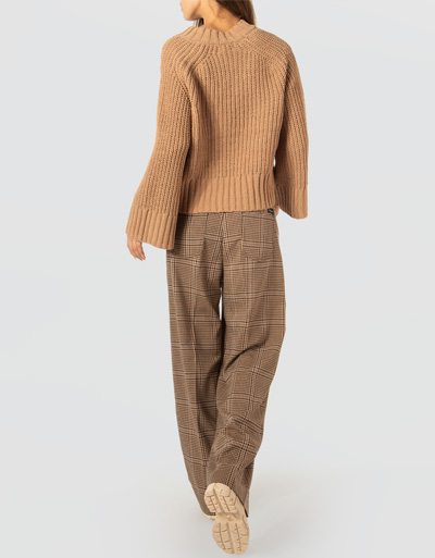 Replay Marlenehose Im Modern-Glencheck