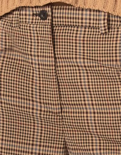 Replay Marlenehose Im Modern-Glencheck