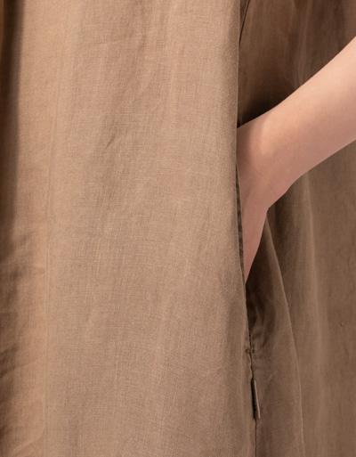 Replay Maxikleid Aus Reinem Leinen