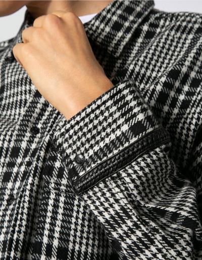 Replay Overshirt Im Pepita Dessin