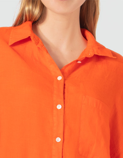 Replay Oversized Leinentunika