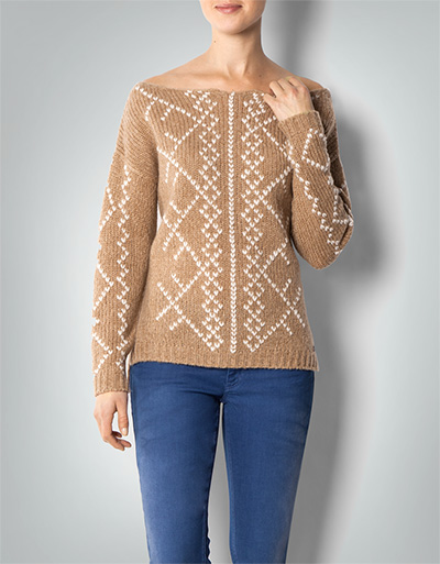 Replay Pullover mit Strickmuster