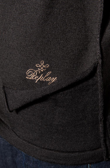 Replay Pullover Wolle Braungrau