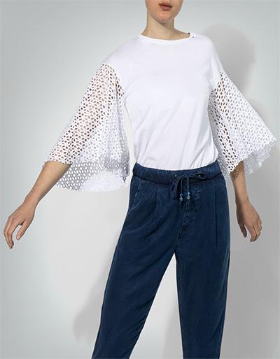 Replay Shirt mit Lochspitze