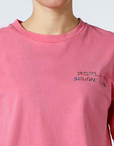 Replay T-Shirt Aus Bio Baumwolle