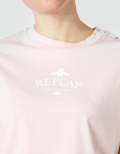 Replay T-Shirt Aus Bio Baumwolle