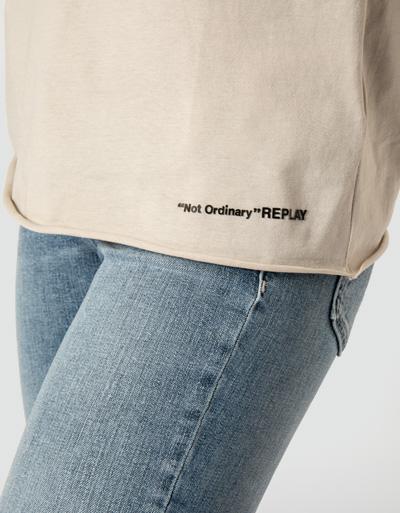 Replay T-Shirt Aus Bio Baumwolle