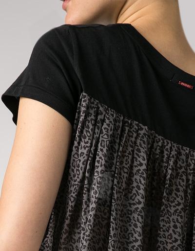 Replay T-Shirt Mit Animalprint