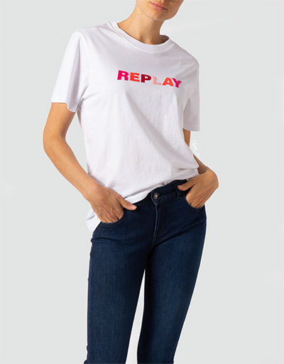 Replay T-Shirt mit Logoprint