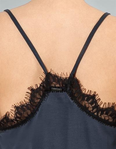 Replay Top Mit Spitzenborte