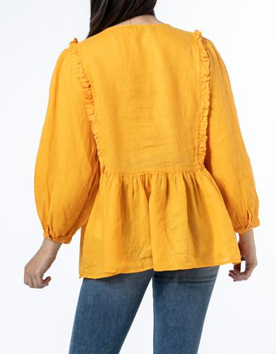 Replay Tunikabluse Aus Leinen