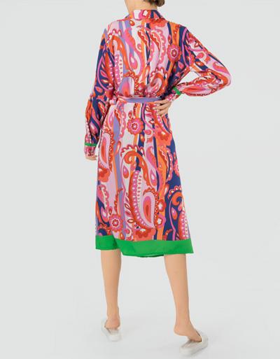 Replay Wickelkleid Mit Farbenpower Print