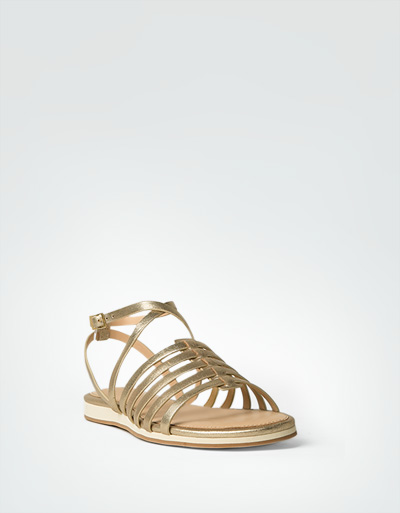 Marc O'Polo Riemchensandale Mit Flachem Plateauabsatz