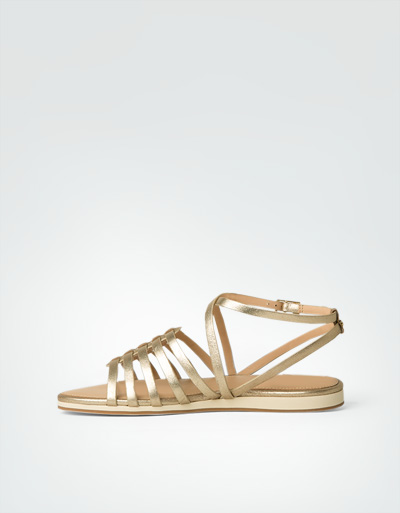 Marc O'Polo Riemchensandale Mit Flachem Plateauabsatz