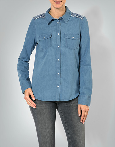 ROXY Bluse im Jeans-Look