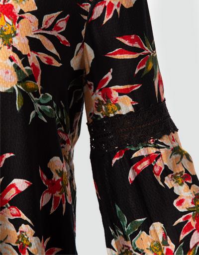 ROXY Bluse In Verspielter Optik