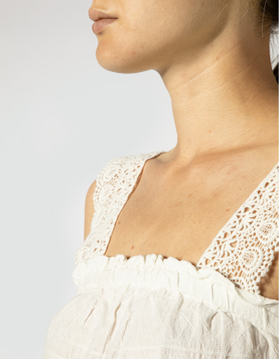 ROXY Blusentop Mit Trägern Aus Spitze