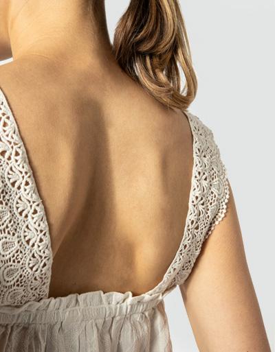 ROXY Blusentop Mit Trägern Aus Spitze