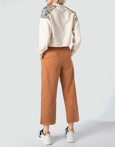 ROXY Bundfaltenhose Aus Baumwoll Twill