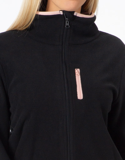 ROXY Fleecejacke Mit Kontrastdetails