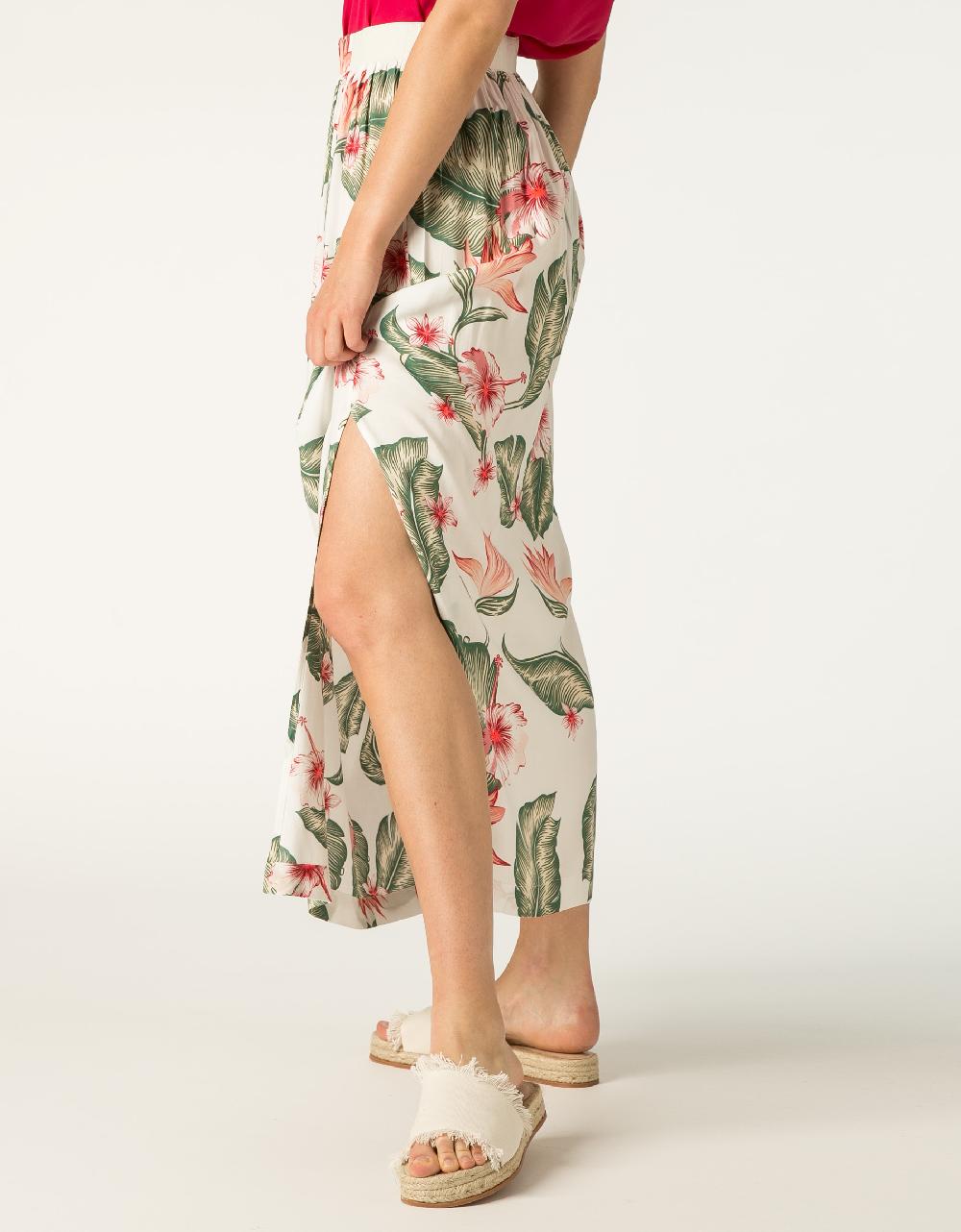 ROXY Maxirock Im Floralen Look