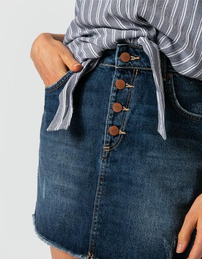 ROXY Minirock Aus Denim