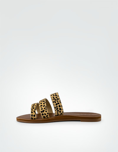 ROXY Pantoletten Mit Riemen Im Leo-Print