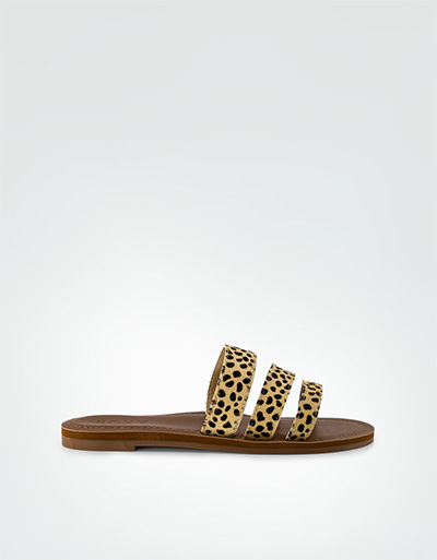 ROXY Pantoletten mit Riemen im Leo-Print