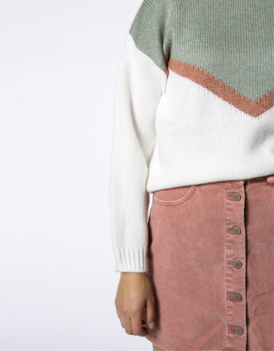 ROXY Pullover Im Retro-Design