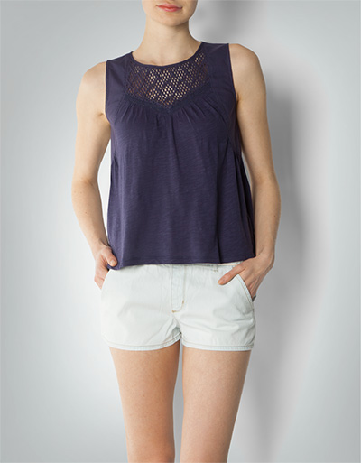 ROXY Shirt-Bluse mit Häkelspitze