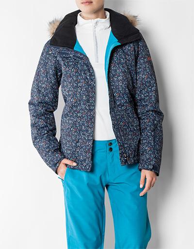 ROXY Ski-Jacke mit floralem Allover-Dessin