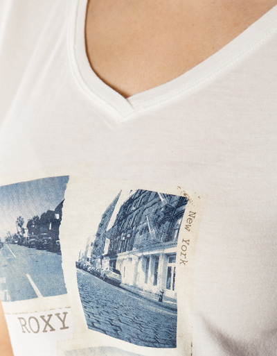 ROXY T-Shirt Mit Foto-Print