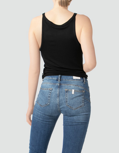 ROXY Top Aus Gerippten Jersey