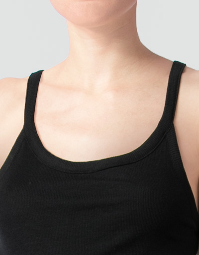 ROXY Top Aus Gerippten Jersey