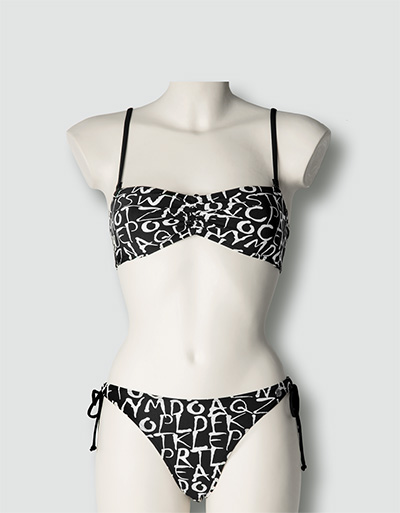 Schiesser Bikini im Schwarz-Weiß-Look