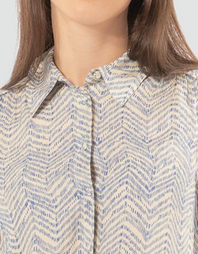 SECOND FEMALE Bluse Mit Modernem Print