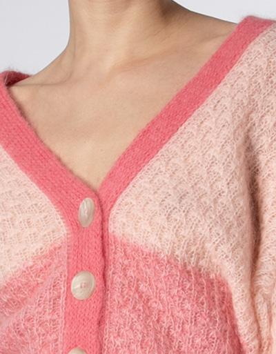 SECOND FEMALE Cardigan Im Modernen Farbverlauf